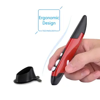 2.4 GHz Wireless USB Optic Prezentator Pen Mouse-ul Reglabil 500/1000DPI Ergonomic Mini Soareci pentru Calculator, Laptop, Smart TV Box