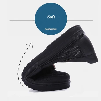 Merkmak Confortabil Barbati Casual Pantofi ochiurilor de Plasă Respirabil de Vara Barbati Pantofi 2021 Noi Non-alunecare Ușor de Pantofi pentru Bărbați de Mari Dimensiuni 48