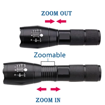 Z20 lanterna LED-uri de 5000 de Lumeni cree xml L2 led-uri Lanterna Cu 5 Moduri de Zoom lanterna portabil light cree led lanterna