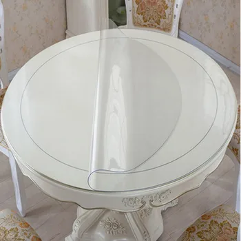 PVC față de masă față de masă față de masă transparent rezistent la apa bucatarie model de petrol față de masă de sticlă cârpă moale 1.0 mm