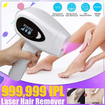 999999 flash IPL îndepărtarea părului cu laser mașină epilator cu laser îndepărtarea părului permanent bikini trimmer depilador un laser femei