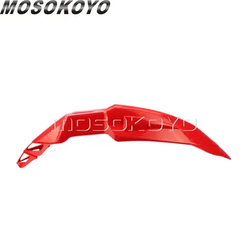 Aripa Fata Supermoto Roșu Durabil Motrad Apărători de noroi pentru Honda CRF CR 125 150 450R 450X Roșu