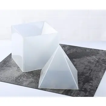 Silicon Transparent Mucegai Formă de Piramidă Matrite DIY Rasina de Artizanat, Decoratiuni