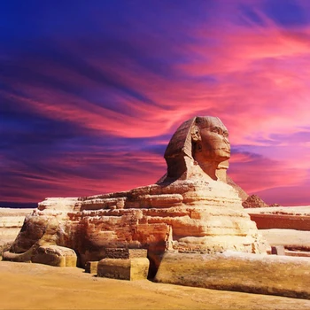 Egipt, Sfinxul Peisaj 5D Diy Diamant rotund Pictura Cruce Cusatura de Flori Plin de Diamante Broderie Piața de Foraj Decor Acasă