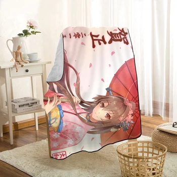Anime drăguț Kanta! Fata Arunca Pătură Personalizată Pături Pe Canapea/Pat/Auto Portabil 3D Pătură Pentru Copil Textile Acasă