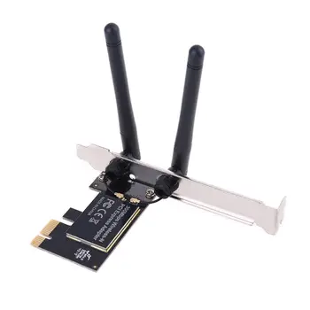 300Mbps, 2.4 GHz Wireless Bluetooth Adaptor WiFi pe PCI-Express Net, Carte de muncă pentru PC X6HA