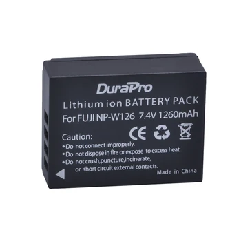 2X 1260mAh NP-W126 NP-W126 Baterie Li-ion + Incarcator USB de Tip C Pentru Fujifilm HS50 HS35 HS33 HS30EXR XA1 XE1 X-Pro1 XM1 X-T10