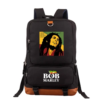 Bob Marley rucsac pentru laptop anti-furt femei bărbați ghiozdan fata facultate de turism rucsac rucsac