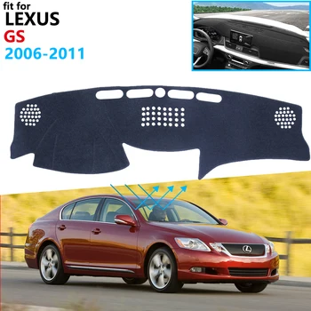 Tabloul de bord Capacul de Protecție Pad pentru Lexus GS GS300 GS430 GS450h GS350 GS460 2006~2011 Accesorii Auto Parasolar F Sport 300 430