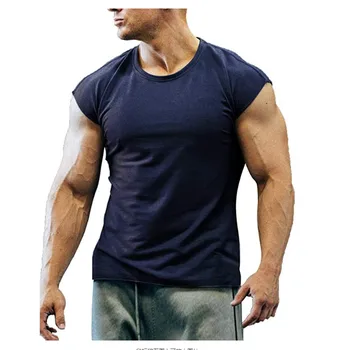 Design unic Bărbați 2020 Nou Tee Topuri Elegante Slim Fit strada Hip Hop T-shirt O de gât Casual Fitness Barbati tricouri de Mari dimensiuni