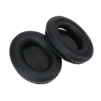 Moale Înlocuire Pereche de Urechi Tampoane Perna pentru Bose QuietComfort QC35 Căști, Negru+Negru