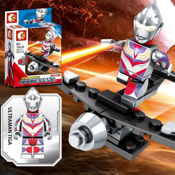 Sembo Ultraman Zoffy Ultra Șapte Jack Ace Taro Leo Jonias Optzeci de Rob Cap Dart Curaj Aripa EXJ Bloc Jucarii pentru Copii