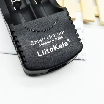 LiitoKala Sii-260 3.7 V 18650 26650 18500 16340 1.2 V AA /AAA Ni-Mh Smart Battery Charger+UE linie AC + transport Gratuit