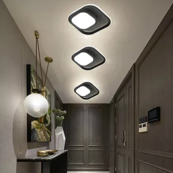 Alb&Negru Led Lumina Plafon Pentru Dormitor, bucatarie Coridor de Lumină Balcon Lumini de corpuri de Iluminat Noi Lampă de Tavan Pentru Acasă Led Luciu