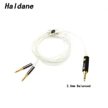 Transport gratuit Haldane 8 Nuclee OCC 7N Argint Placat cu Căști Upgrade de Cablu pentru SUNDARA MDR-Z7 t1 t5p D7100 D7200 căști