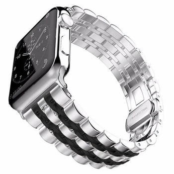 Banda din Oțel inoxidabil pentru Apple Watch Serie se 6 5 4 38mm Smartwatch Benzi de Înlocuire brățară pentru iwatch 42 40mm curea de mână
