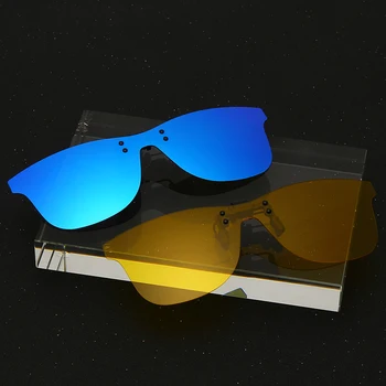 Clip pe Flip-up Polarizat Lentile Pentru Ochelari baza de Prescriptie medicala a Femeilor de Bărbați, Piața de Conducere de Noapte Viziune Ochelari de Protecție UV ochelari de Soare