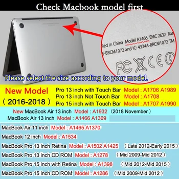 Noi Bling Coque pentru Macbook Air 13 2018 A1932 A1466 Caz Laptop de Lux din PVC Pentru Mac book Air Pro Retina 11 12 13 15 Sclipici Acoperi