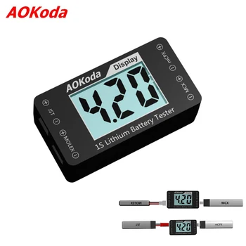 AOKoda AOK-041 1 Baterie cu Litiu Tester Indicator pentru Checker Pentru JST MOLEX mCPX MCX Conector Tensiune de la Baterie