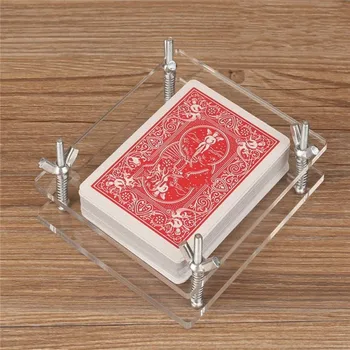 Cristal Card de Presa,Cristal Card Aplatiza Restabili Deformare (nu include carte de joc, trucuri magice accesoriu,gimmick
