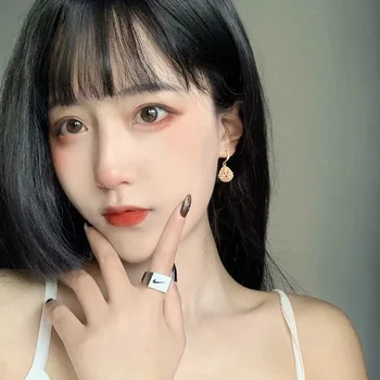 2020 New Sosire Clasic Rotund Femei Legăna Cercei Coreeană De Moda De Sex Feminin Apă Picătură Cercei Perla Minge De Gol Ureche Bijuterii