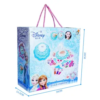Noi Fierbinte! Disney Congelate pentru Copii Machiaj Jucarii Copii Cadou de Ziua Formă de Flori Fete Cosmetice Jucarii pentru Fete Copii Machiaj Set