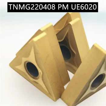 10BUC TNMG220408 PM UE6020 Carbură de a Introduce Instrumentul de Cotitură Cotitură freze CNC de Taiere Instrument Slot de Tăiere