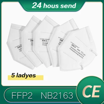 NB2163 CE FFP2 Masca de Siguranță Praf 5 Straturi de Respirat Kn95Mask de Protecție Față KN95 Măști Gura Reutilizabile FPP2 FPP3 FFP3 SUMMIT