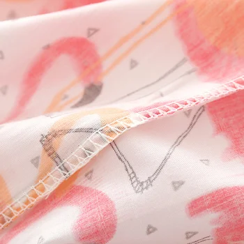 Tem Doger Fete Dress 2019 Noi de Vara Fete Haine Flamingo Design de Imprimare Fete pentru Copii Rochie pentru Copii Rochie de Petrecere pentru 1-5 Ani