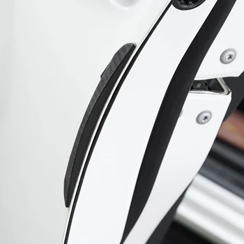 Auto Styling 4BUC Masina SUV Ușă Laterală Marginea Protector Benzi de Protecție Racla Garda Bara Paznici Mâner 3D Autocolant emblema