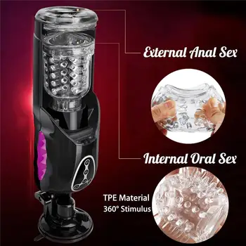 Meselo încălzire Automată Telescopice Rotative Voce Mașină de Sex Vagine Pizde Vibratoare Jucarii Sexuale pentru Barbati Electric de sex Masculin Masturbatori