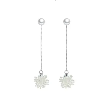 REETI Vânzare Fierbinte Timp flori de Gheață Argint 925 Cercei Pentru Femei Moda Bijuterii argint-bijuterii pendientes