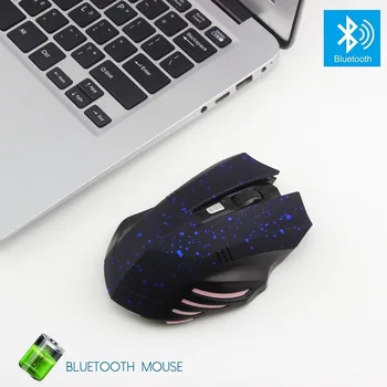 Bluetooth Mouse Wireless Reîncărcabilă Ergonomic Gaming mouse 1600DPI Mouse Optic Mause Cu Mouse Pad Pentru PC, Laptop Macbook