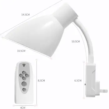 Inteligent Perete de Lumină LED Soclu Plug cu Telecomanda E27 220V