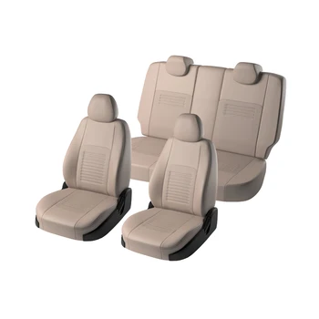 Pentru Nissan Qashqai (J10), cu perioada 2007-2013 гв. (Nissan Qashqai) moda husa scaunului de экокожи [model турин ekokozha]