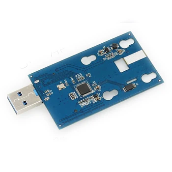 MSATA USB3.0 mSATA SSD Cabina de aluminiu SATA3 Stare Solidă ASM1153E suport TRIM mSATA pentru USB3.1 Caddy USB Inline