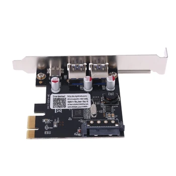 PCIE PCI Express la USB 3.1 Tip-C 2 Port USB 3.0 Tip-O Coloană de Expansiune Card cu Adaptor SATA 15 PIN TXB055