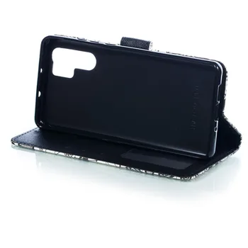 3D din Piele de Caz privind sFor Huawei P30 Pro Acoperire pentru Coque Huawei P20 P30 Lite P20 P30Pro Caz Capa de Lux Flip Wallet Cazuri de Telefon