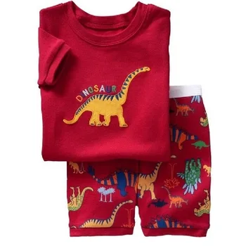 Crocodil de Vara Baieti Costum de Pijama Bumbac Moale pentru Copii Pijamale pantaloni Scurti Baby Boy Set Haine Copii pijamas Copil pijamale