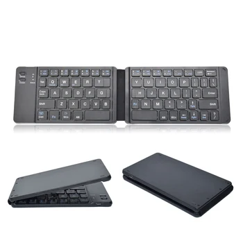 Slim Portabil Bluetooth Mini pliere tastatura wireless pliere tastatura cu Touchpad-ul pentru Windows, Android, Ios, Tableta ipad telefon