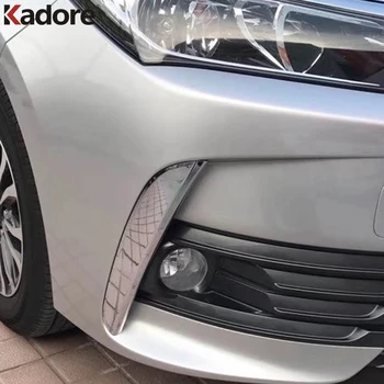 Pentru Toyota Corolla 2017 2018 Facelift ABS Crom de Ceață Față Lampă Lumina Spranceana Capacul Ornamental Foglight Pleoapa Ornamente Accesorii Auto