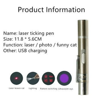 4 Model Modificări USB Reîncărcabilă Led Laser Animal de casă Pisică Jucărie Interactiv Pisica Amuzant Jucărie Stick Mouse-ul Cat Laser Usb Jucarii Interactive