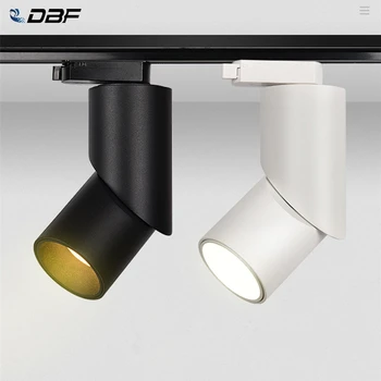 DBF 2019 NOUA Moda de Artă Tub 10W 12W 15W LED-uri CREE Lumina Track Unghi Reglabil Feroviar Lampa de Fundal Iluminat Fxture la fața Locului de Iluminat
