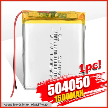 1/2/4 Pc-uri de Înaltă Densitate 504050 3.7 V 1500mAh Li-polimer Baterie Reîncărcabilă Litiu Bateries Pentru PSP MP4 MP5 GPS DVD PDA Difuzor