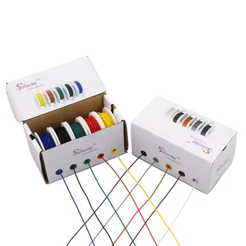 UL 1007 20awg 60m cablu Electric Cablu de 10 culori se Amestecă Kit caseta 1+ caseta 2 companii Aeriene PCB Cupru Sârmă DIY