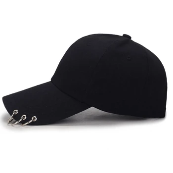 Unisex Casual, Sepci De Baseball Reglabil Snapback Pălării Pentru Bărbați Hip Hop Pălărie Femei Barbati Negru Alb Capac Pălărie Cu Inele