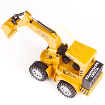 RTR Loader Telecomanda Mini RC Constructii Camion Remorcă Auto Tractor 8075E Exigibilă Modelul Excavator Buldozer Camion Macara