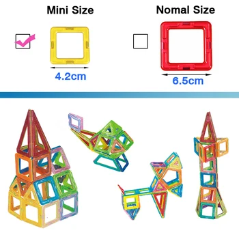 Mini Magnetic Designer Set de 29 de 36PCS 3D Magnetic Constructii Jucărie de Învățământ DIY Cărămizi Jucarii Pentru Copii