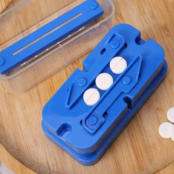 Portabil Pastila Cutter Splitter Împărțiți Medicina De Stocare Tableta Repartitoare Taie Slicer Acasă Pastila Cazuri Distribuitor Cutie