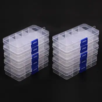 Piese cutie cutie de scule Suruburi IC Bijuterii Margele de Pescuit Cutie de Depozitare componente cutie Organizator Container